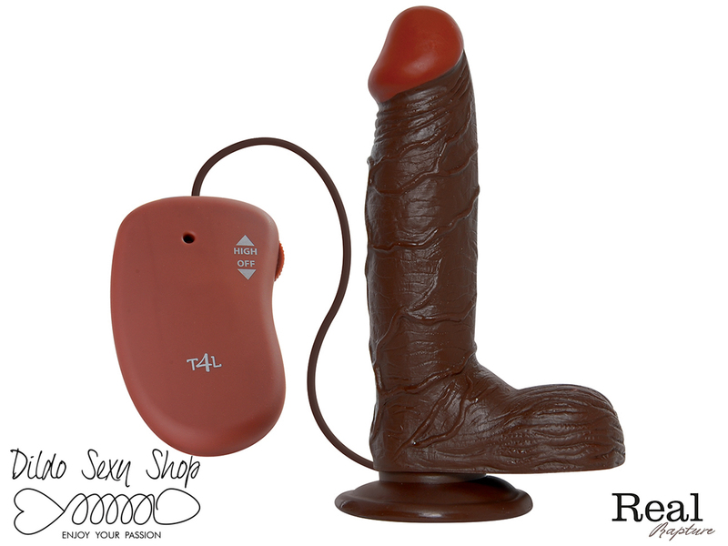 Vibratore Realistico Toyz4Lovers 7,5" Earth Flavour Brown with balls