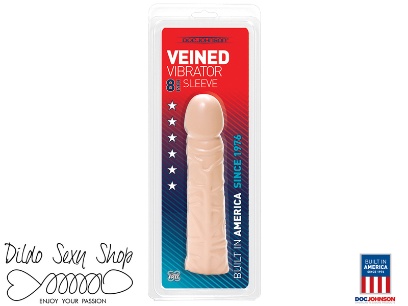 Guaina Indossabile Built In America Veined Sleeve For Vibrator