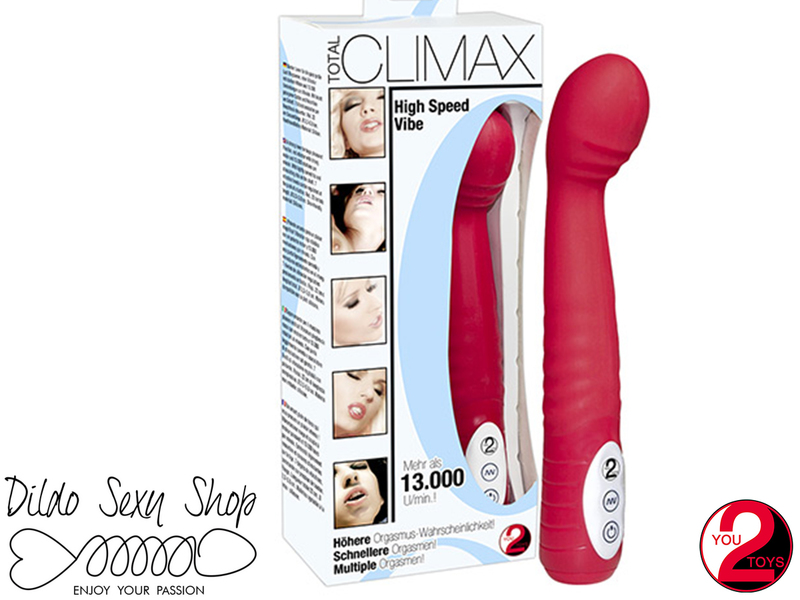 Vibratore Per Punto G Climax High Speed Vibe Silicone Rosso