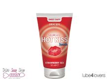 Lubrificante Sesso Orale Aromatizzato Strawberry Hot Kiss Touch ml.50