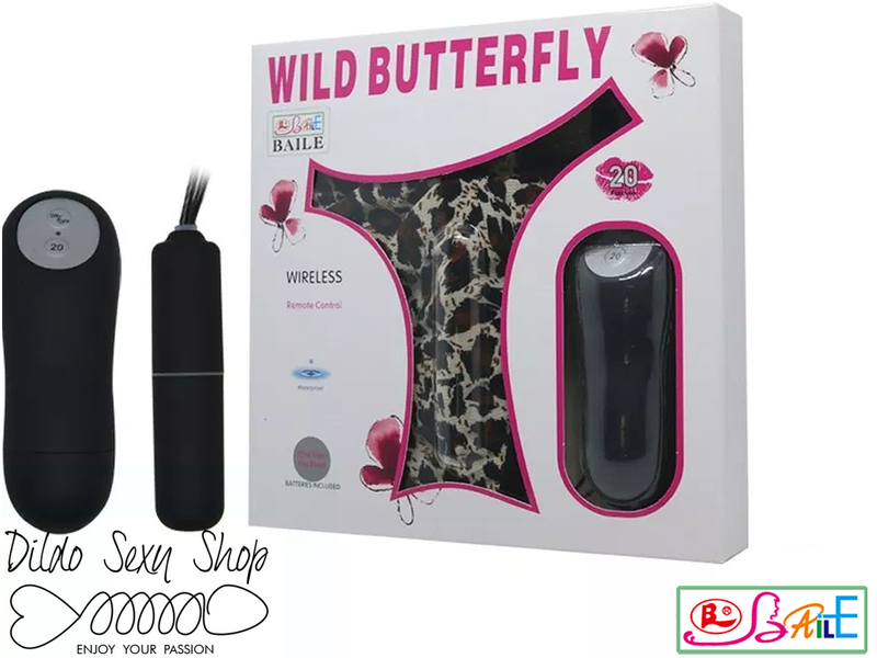 Slip Tanga Vibrante Clitoride Wireless Esterno Wild Butterfly