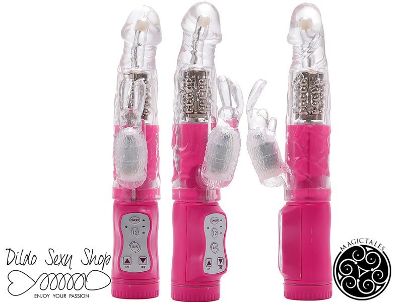 Vibratore Rabbit Toyz4Lovers Pink Charmed Multispeed Waterproof