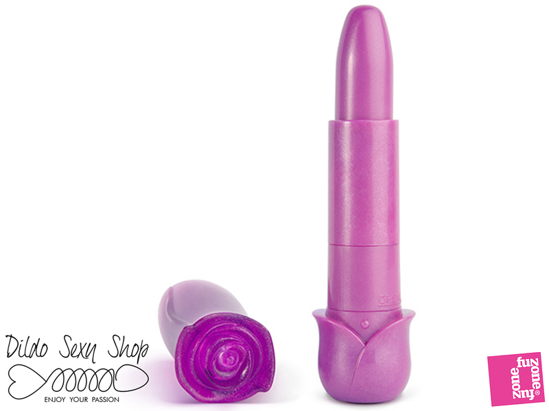 Vibratore Design Funzone Blooming Purple Rose 6X Lipstick