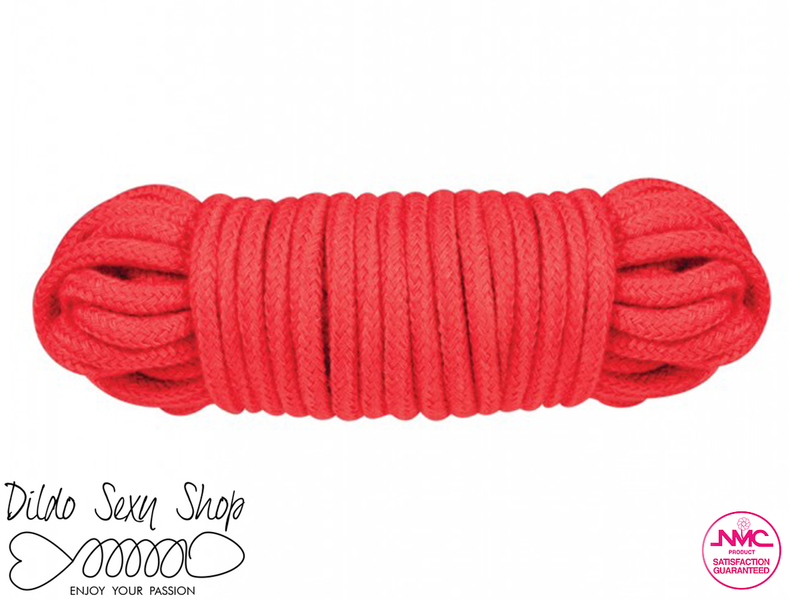 Corda Bondage Costrittiva Polsi Caviglie Love Rope Red 10 mt